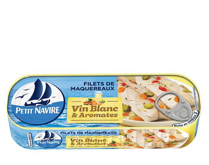 Filets de Maquereaux Vin Blanc & Aromates