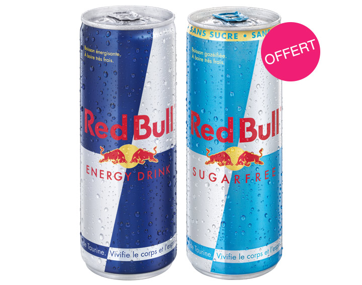 1 Red Bull acheté = 1 offert