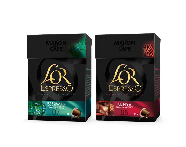 L’OR EspressO 
Collection PURES ORIGINES