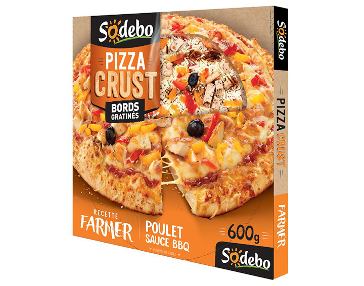 
Poulet, poivrons grillés, sauce BBQ