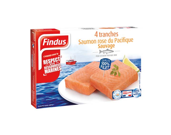 Tranches de Saumon rose du Pacifique Sauvage