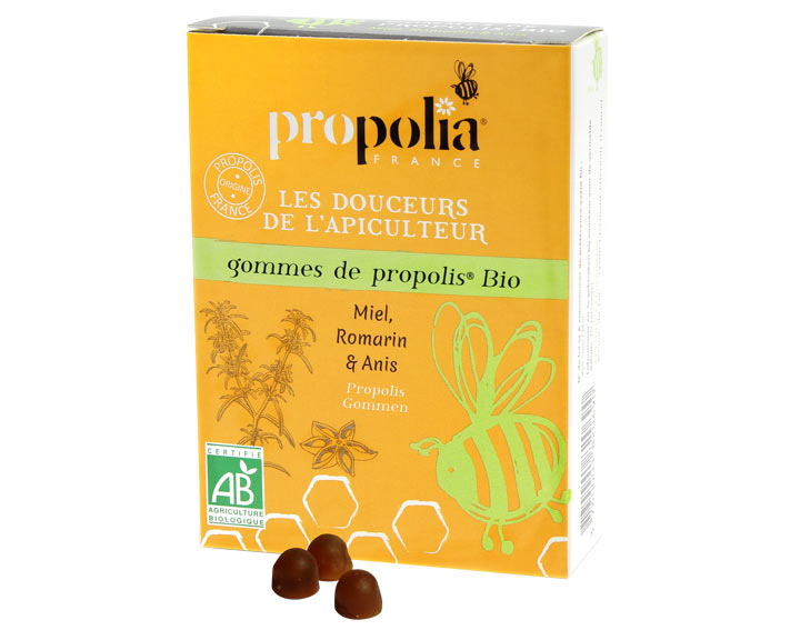 Gommes de propolis à l'anis