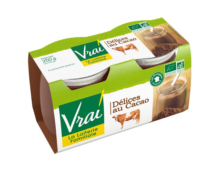 Délices Bio au Cacao 2x125g