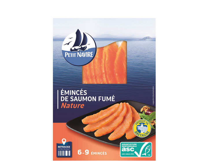 Emincés de Saumon fumé ASC nature