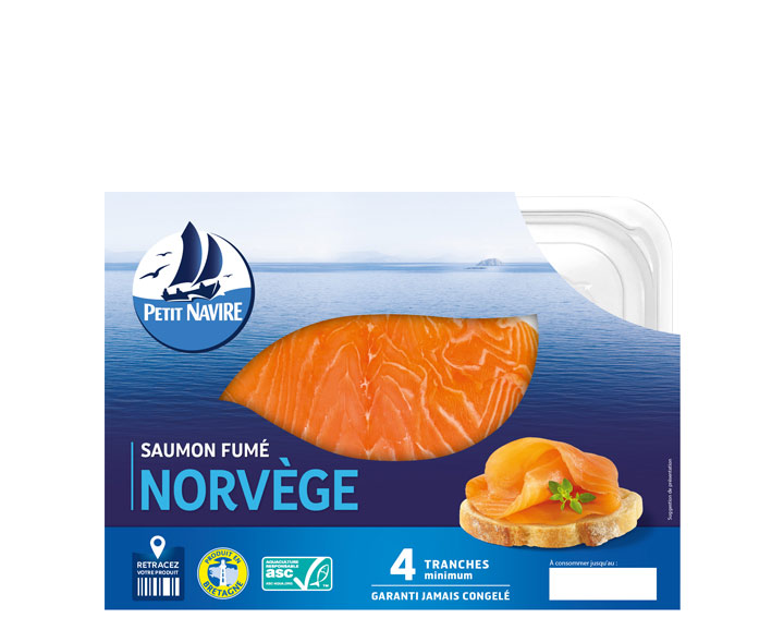 Saumon fumé de Norvège ASC 