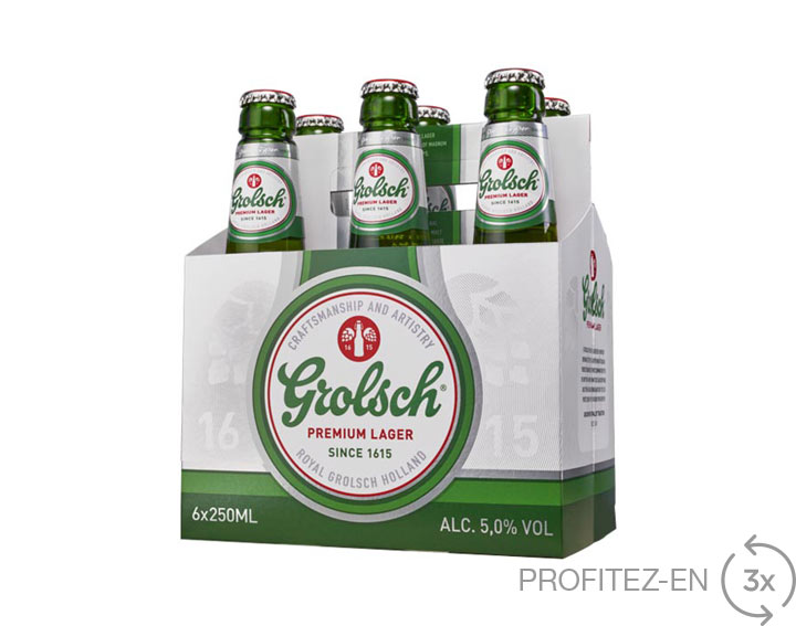 Grolsch - Pack de 6x25cl 