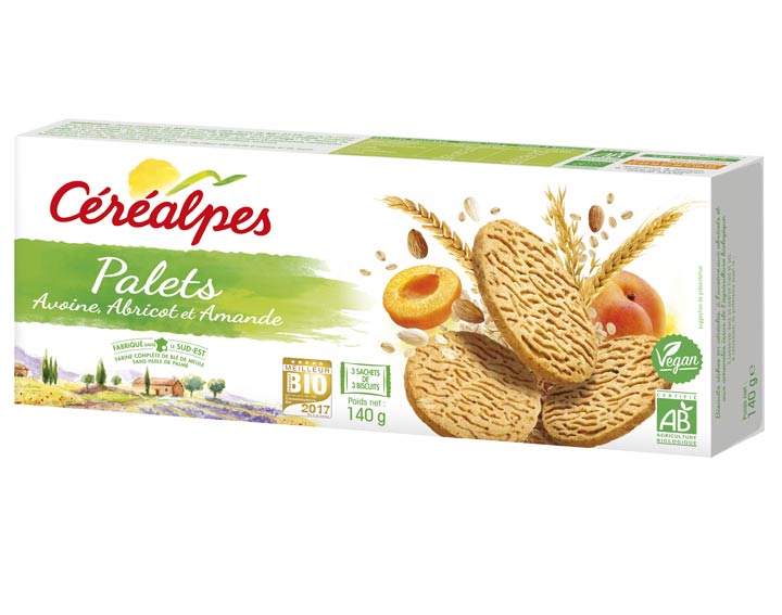 Palets, Avoine, Abricot et Amande