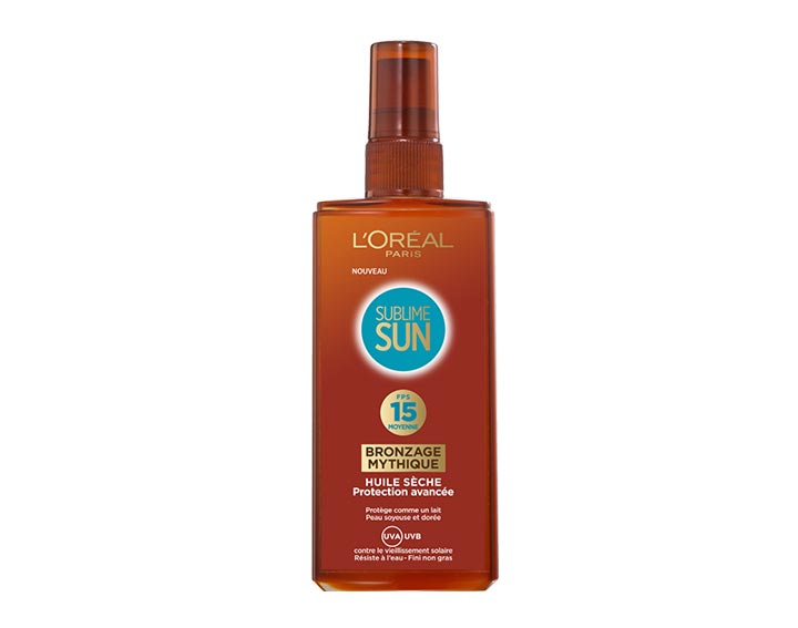 Huile Sèche 15 FPS
Bronzage Mythique