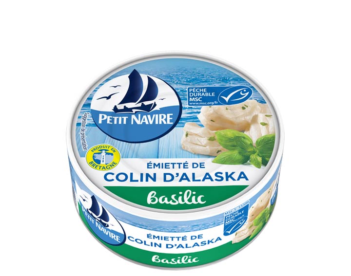 Emietté de Colin d'Alaska Basilic MSC