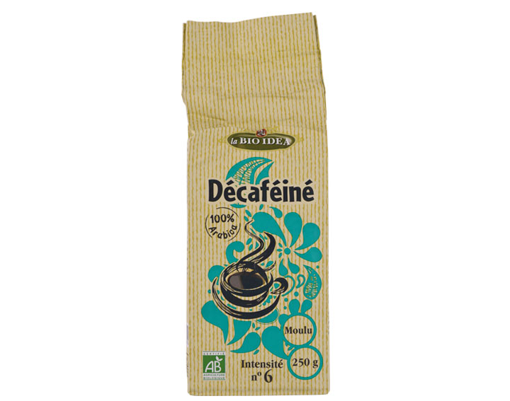 100% ARABICA MOULU - Décaféiné, 250G