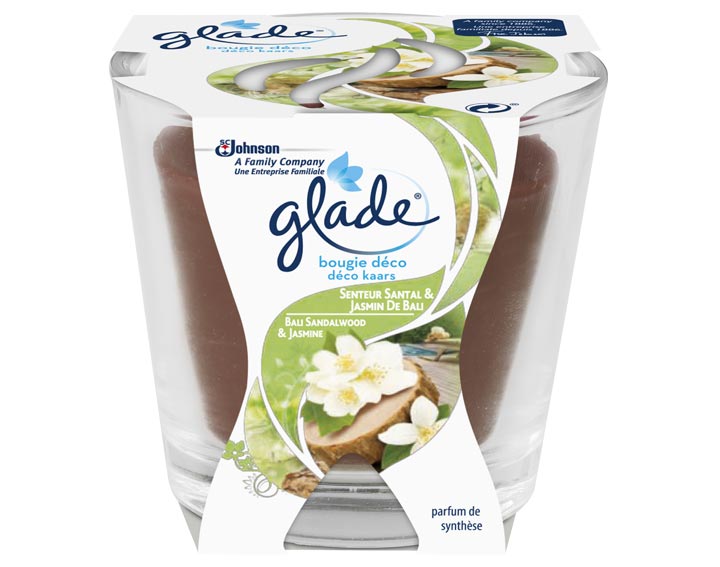 Bougie Déco Senteur Santal et Jasmin de Bali