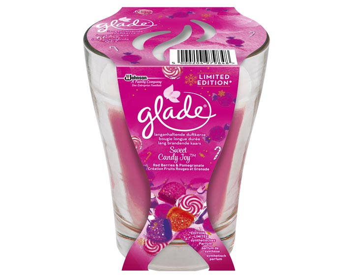 Bougie Longue Durée Sweet Candy Joy™