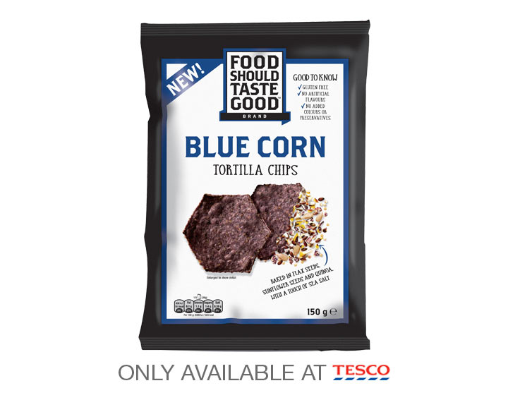 Blue Corn Tortilla Chips 150g