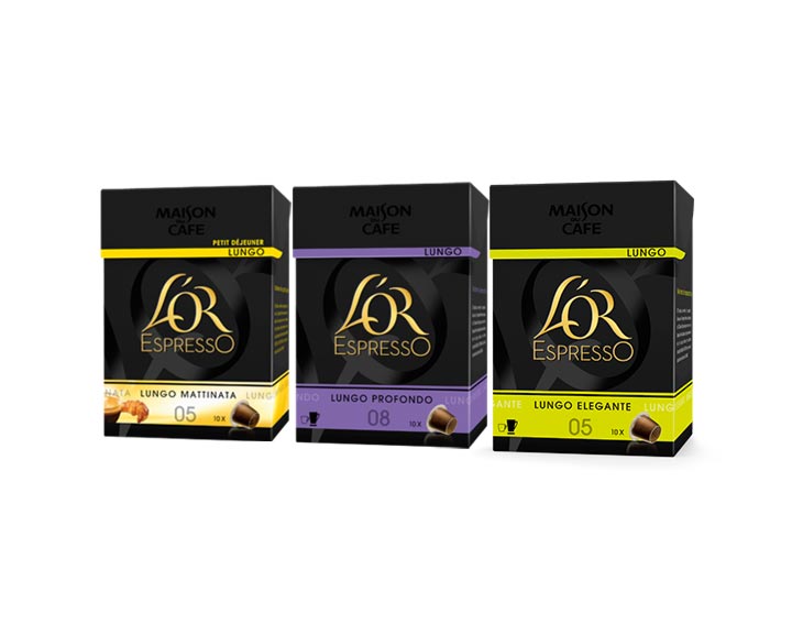 L’OR EspressO 
Collection LUNGO