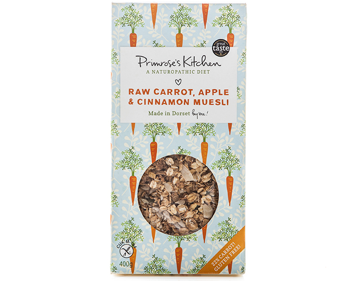 Raw Carrot, Apple and Cinnamon 400g box