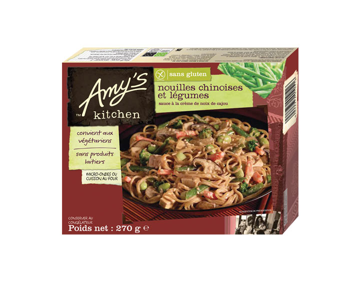 Nouilles chinoises et légumes