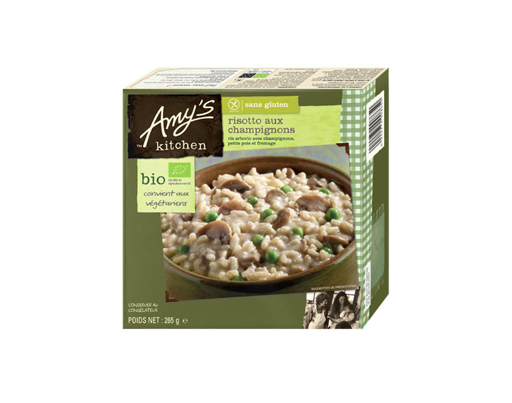 Risotto aux champignons bio