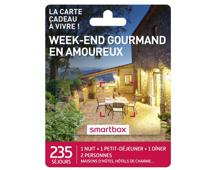 Week-end gourmand en amoureux (89,90€)