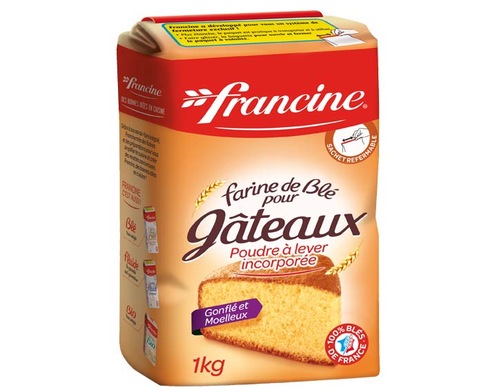 Farine à gâteaux avec levure incorporée 1kg