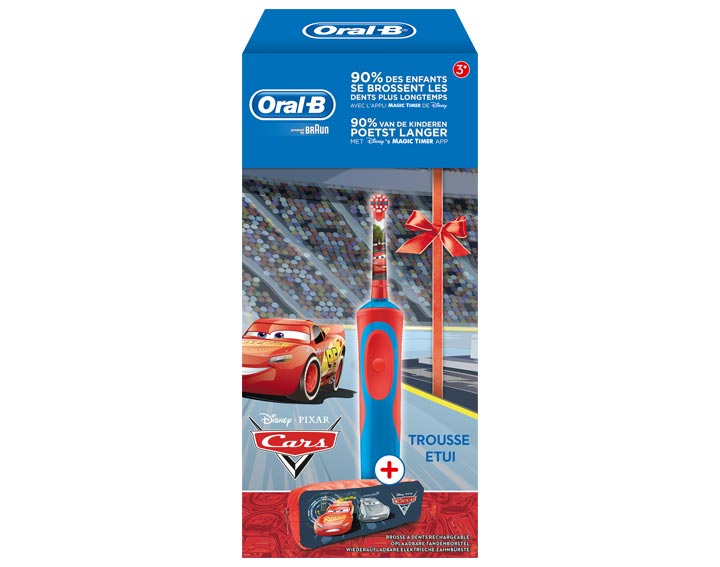 Brosse à dents électrique Cars + trousse