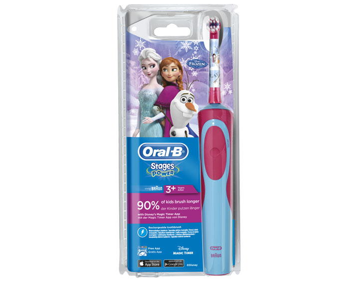 Brosse à dents électrique Reine des Neiges