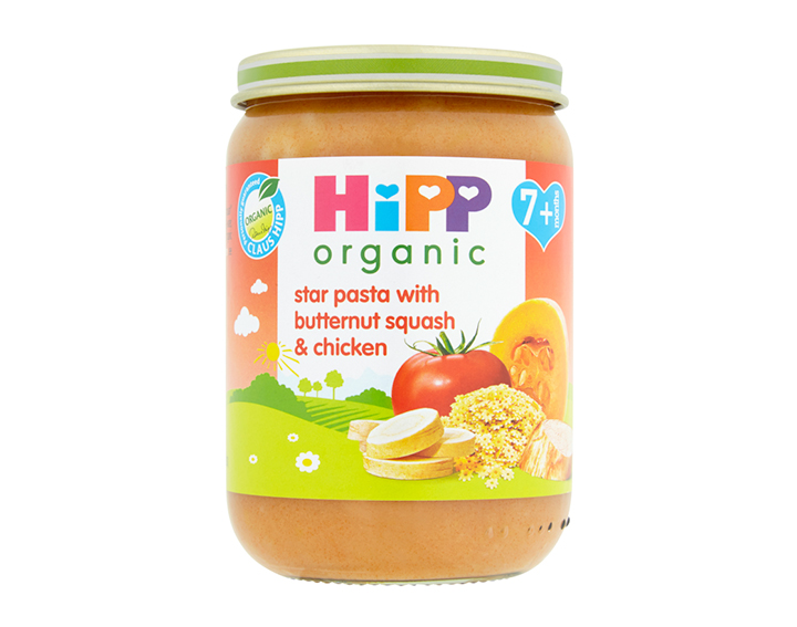 Star pasta with butternut squash and chicken 190g