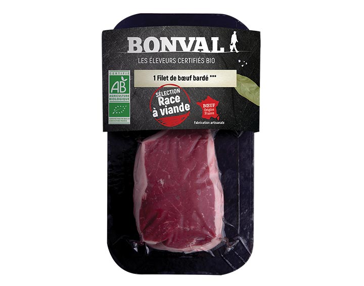 Filet de boeuf bardé x1