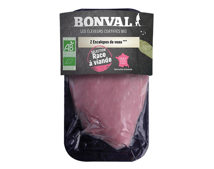 Escalope de veau x2