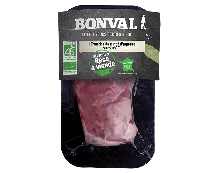 Tranche de gigot d'agneau désossée x1