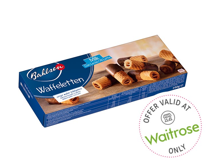 Waffeletten Milk Chocolate 100g 