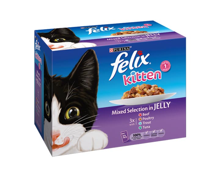 Kitten Mixed Selection 12x100g