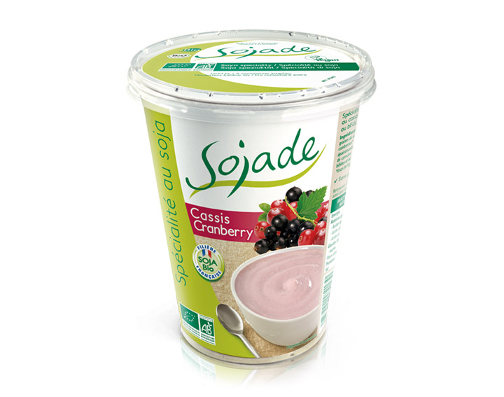 Sojade Cassis Cranberry - Le pot 400g