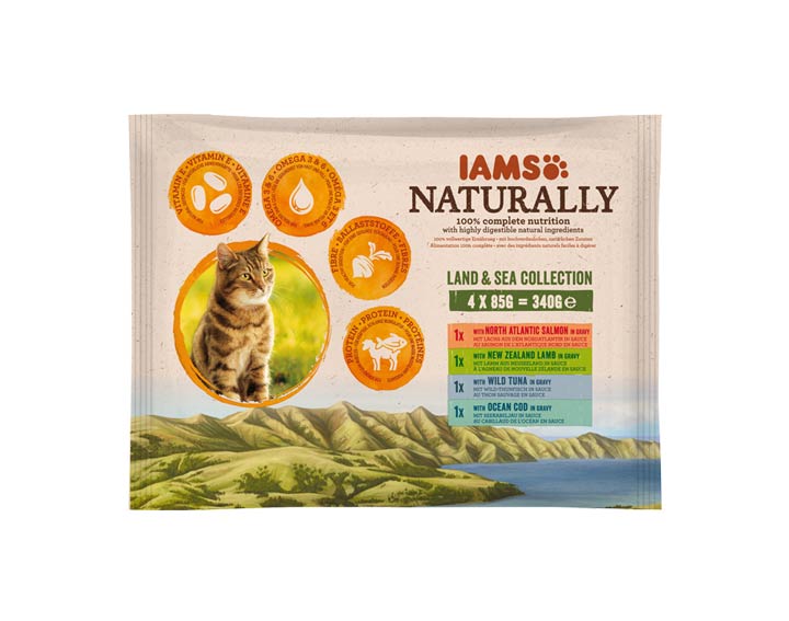 Sachets Saveur Terre & Mer en Sauce 4x85g