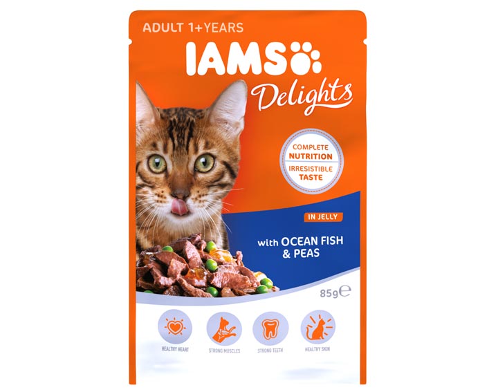 Chat Adulte Poisson de Mer & Petits Pois 