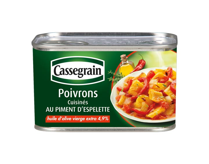 Poivrons cuisinés au Piment d'Espelette
