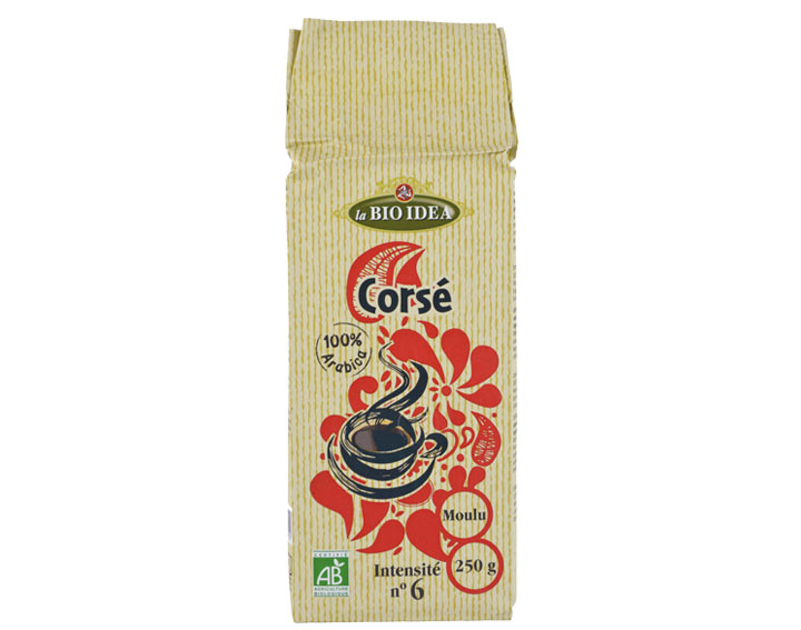 100% ARABICA MOULU - Corsé, 250g