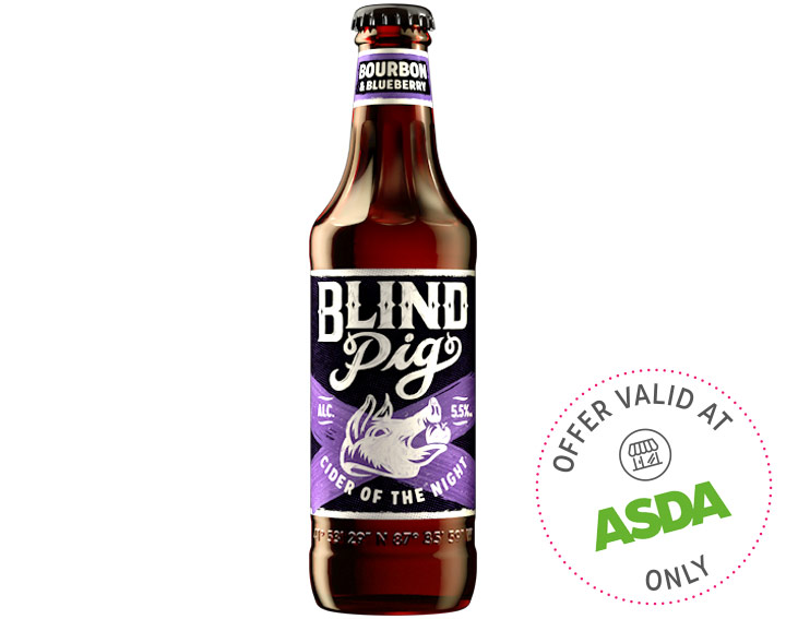 Bourbon & Blueberry Cider 355ml