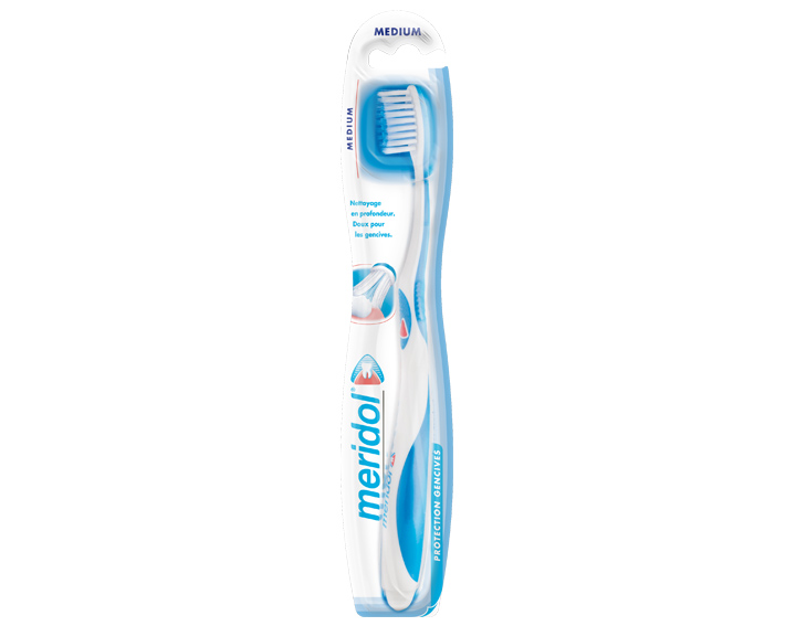 Brosse à dents meridol® Protection gencives Médium