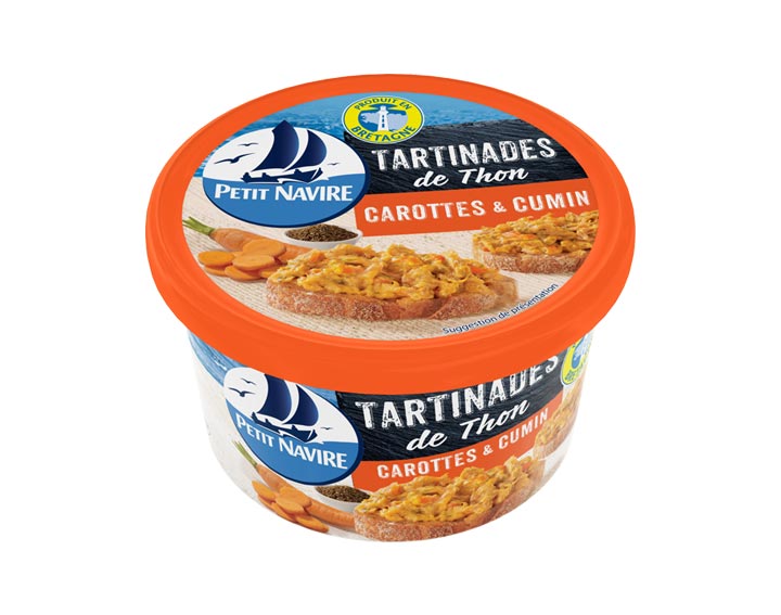 Tartinades de Thon Carotte & Cumin