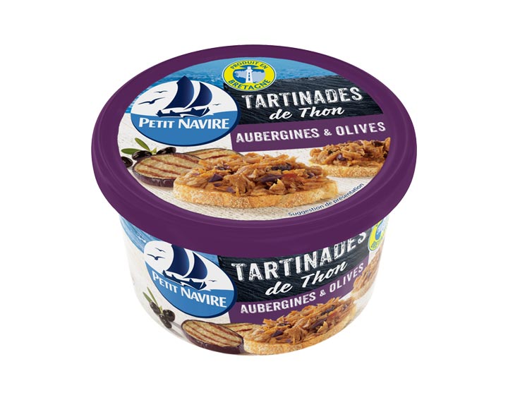 Tartinades de Thon Aubergines & Olives