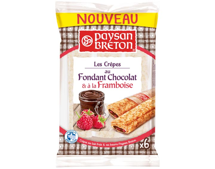 Crêpes Fourrées Choco-Framboise x6