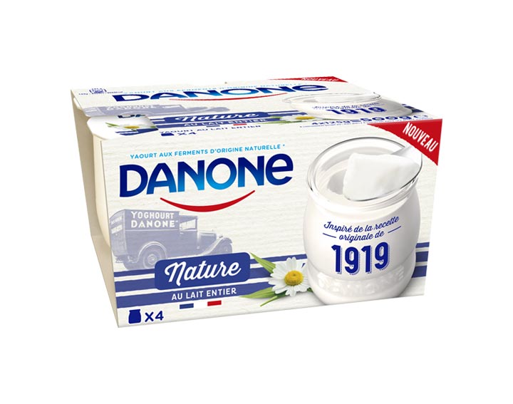 Danone 1919 au lait entier Nature