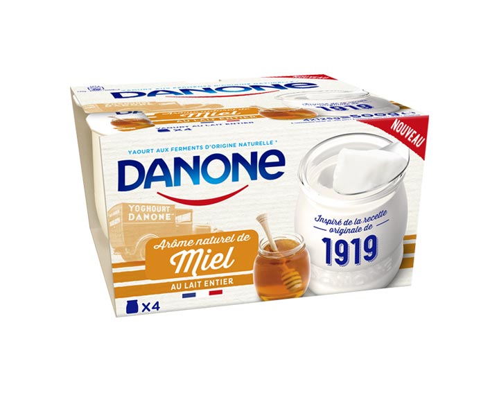 Danone 1919 au lait entier Miel