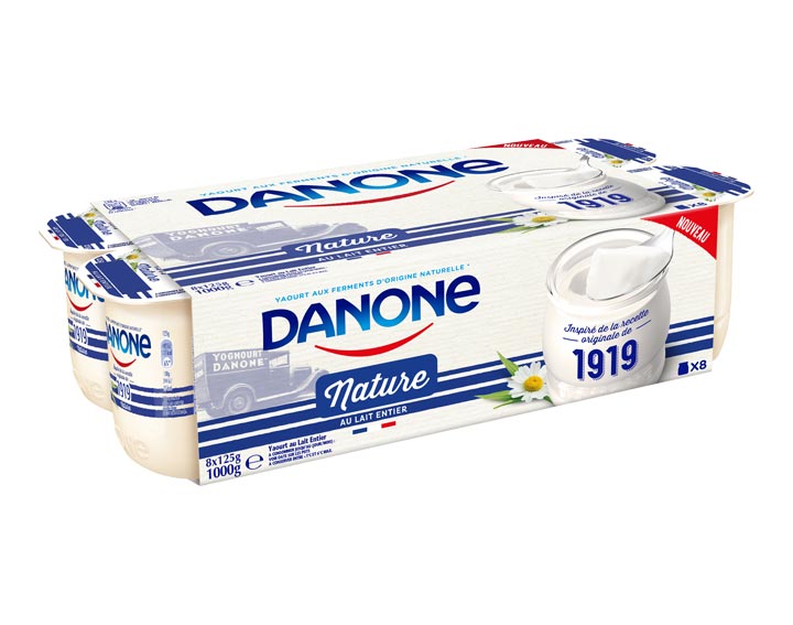 Danone 1919 au lait entier Nature