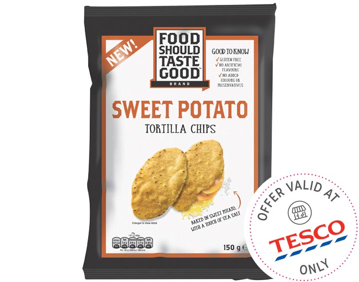 Sweet Potato Tortilla Chips 150g