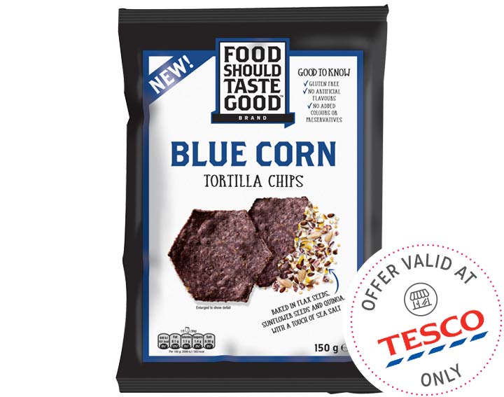 Blue Corn Tortilla Chips 150g