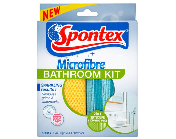 Bathroom Kit: 2 Cloths