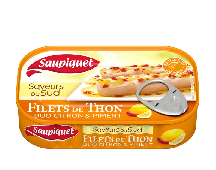 Filets de Thon Saveurs du Sud Duo Citron & Piment