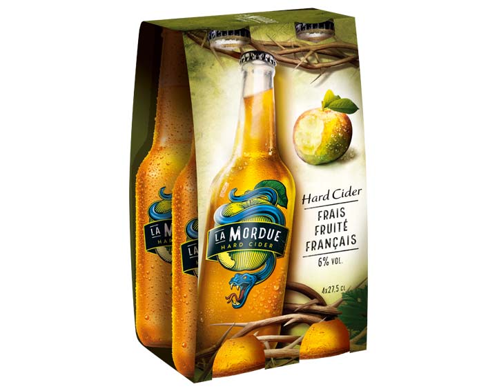 La Mordue Original 6° d’alcool - Pack 4x27, 5cl