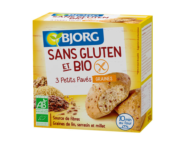 Petits Pavés aux graines bio x3